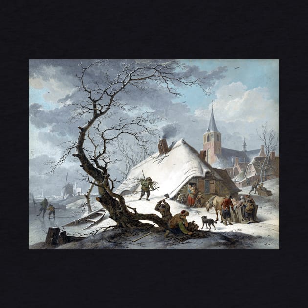 Hendrik Meyer A Winter Scene by pdpress